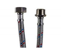 ЗУБР  1/2", 0.8 м, гайка-штуцер, Гибкая подводка для воды (51005-G/S-080)