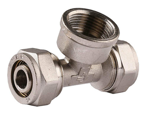 ЗУБР  цанга-гайка 1/2"х16х2.0 мм, Тройник (51406-16-1/2)