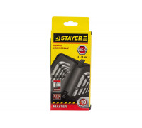 STAYER  10 шт, Набор коротких имбусовых ключей (2740-Hz01)
